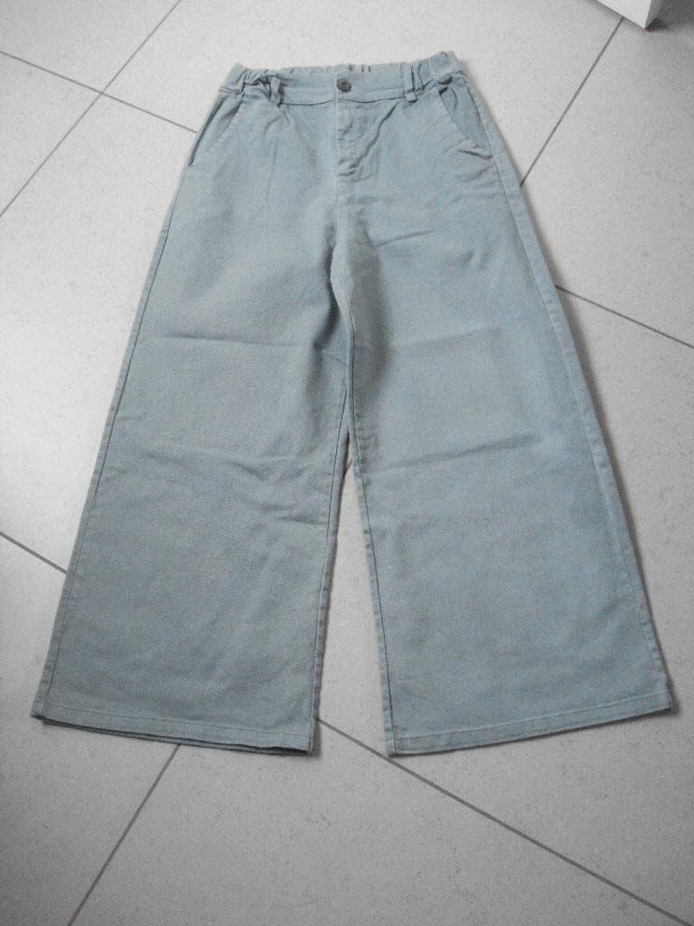 Groene 3/4 de jeansbroek, dames/meisjes. mt L, Ophalen of Verzenden, Gedragen, Overige kleuren