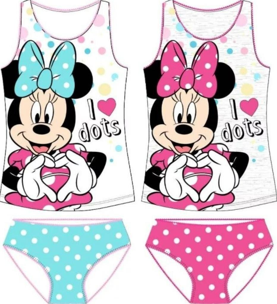 Minnie Mouse Ondergoed Dots (2 sets) - Maat 128/134, Enfants & Bébés, Vêtements enfant | Taille 128, Neuf, Enlèvement ou Envoi