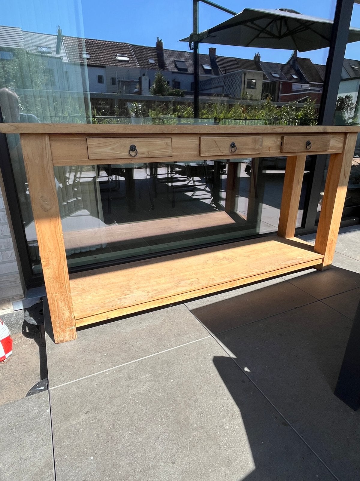 Sidetable in teak, Ophalen, Gebruikt