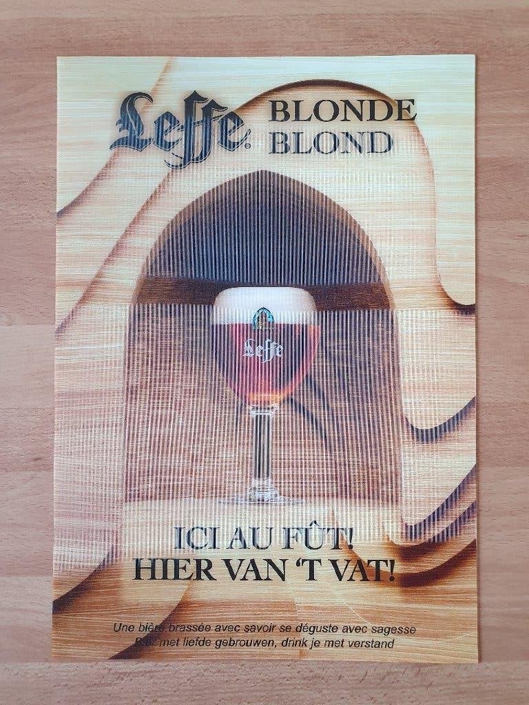 LEFFE BIERE PUBLICITE, Enlèvement ou Envoi, Neuf, Panneau, Plaque ou Plaquette publicitaire, Leffe