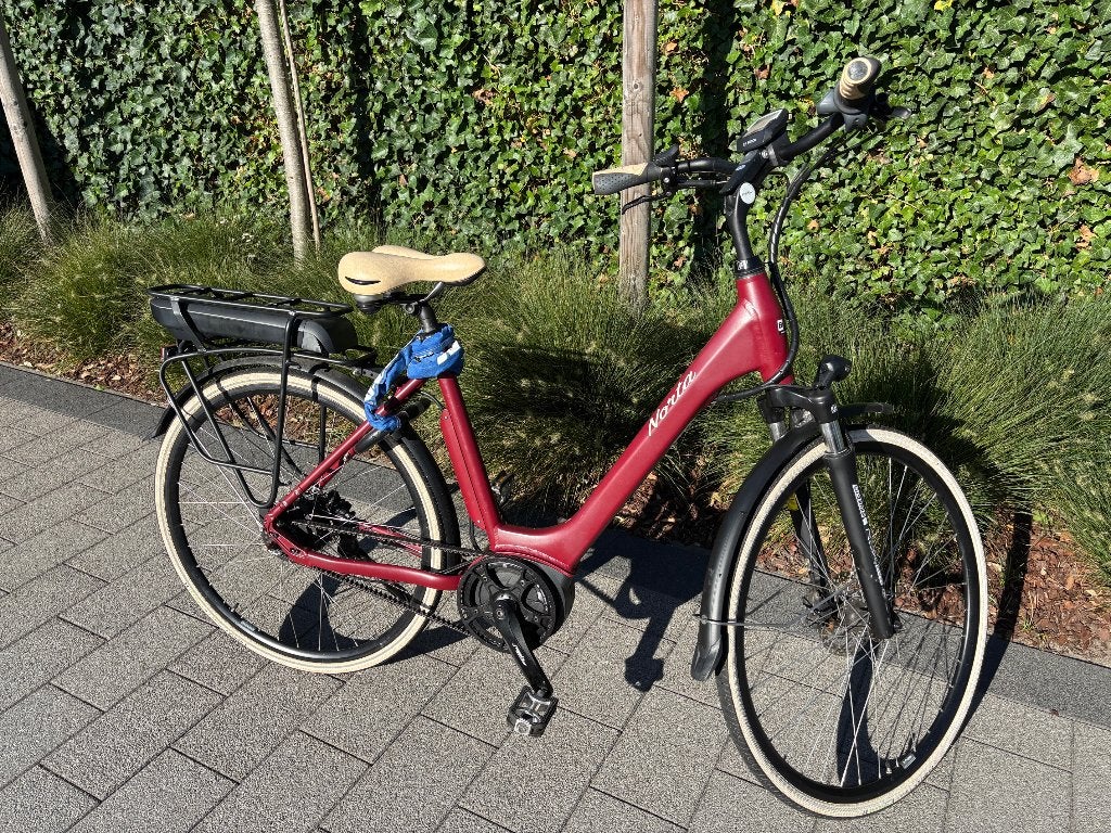 Electrische damesfiets Norta, Autres marques, 51 à 55 cm, 50 km par batterie ou plus, Comme neuf