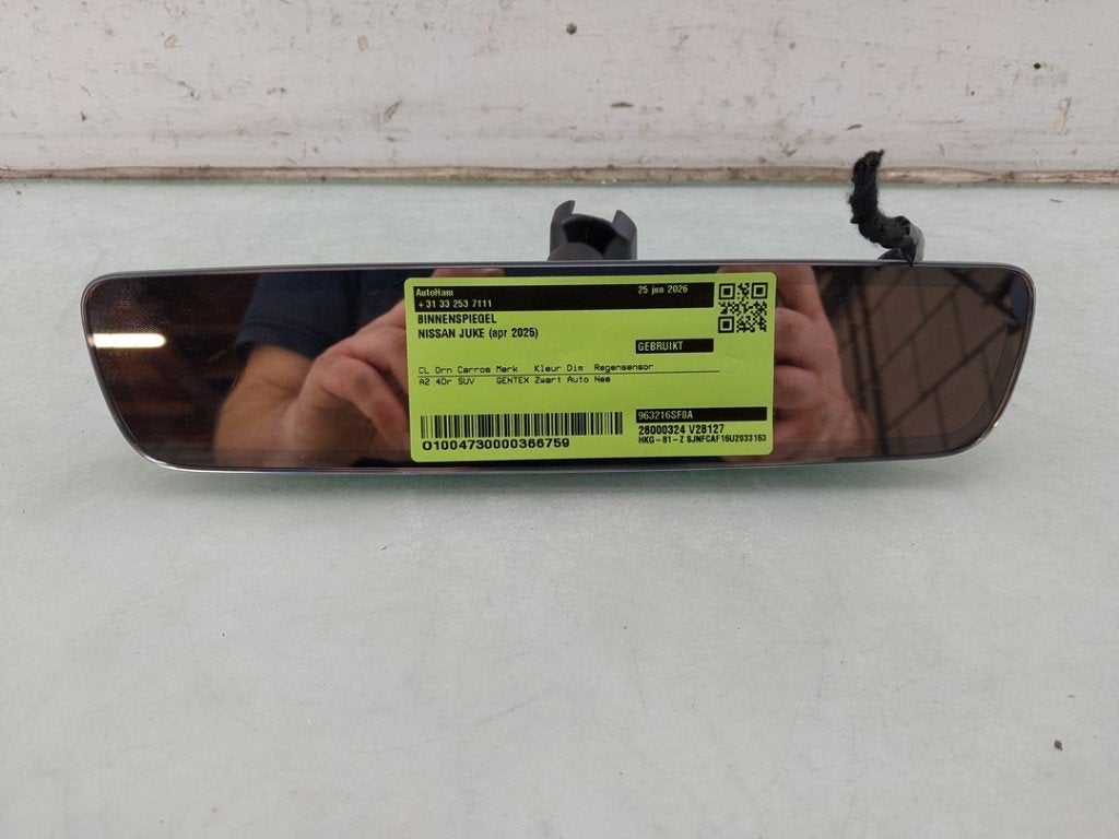 BINNENSPIEGEL Nissan Juke (F16) (|963216SF0A|963219Y02C|), Gebruikt, Germany@nissan-services.eu, Kronenweg 38
50389  Wesseling, DE