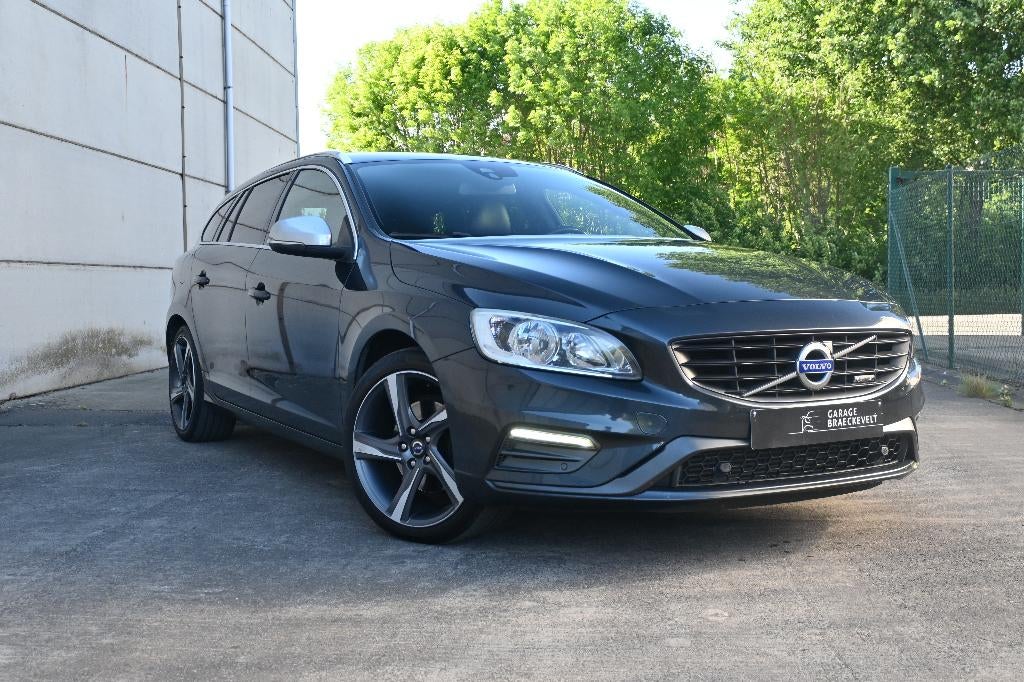 Volvo V60 R Design *FirstOwner* Leather - 18"alu - EUR6, Autos, Volvo, Entreprise, Achat, V60, ABS, Airbags, Air conditionné, Alarme