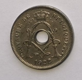 5 centiem 1922 FR, Postzegels en Munten, Ophalen of Verzenden, Metaal, Losse munt