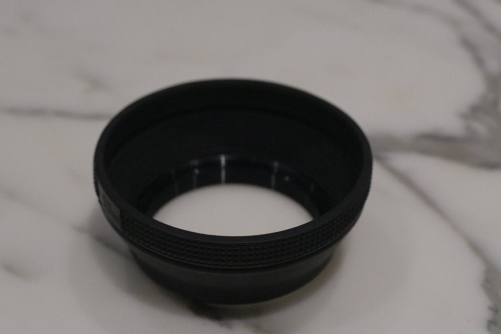 Pare-soleil en caoutchouc, pliable, 55 mm, Enlèvement ou Envoi, Comme neuf, Autres marques, Autres types