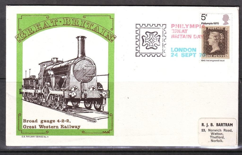 Postzegels UK (7) : Diverse FDC's Engeland, Postzegels en Munten, Postzegels | Europa | UK, Ophalen of Verzenden, Gestempeld