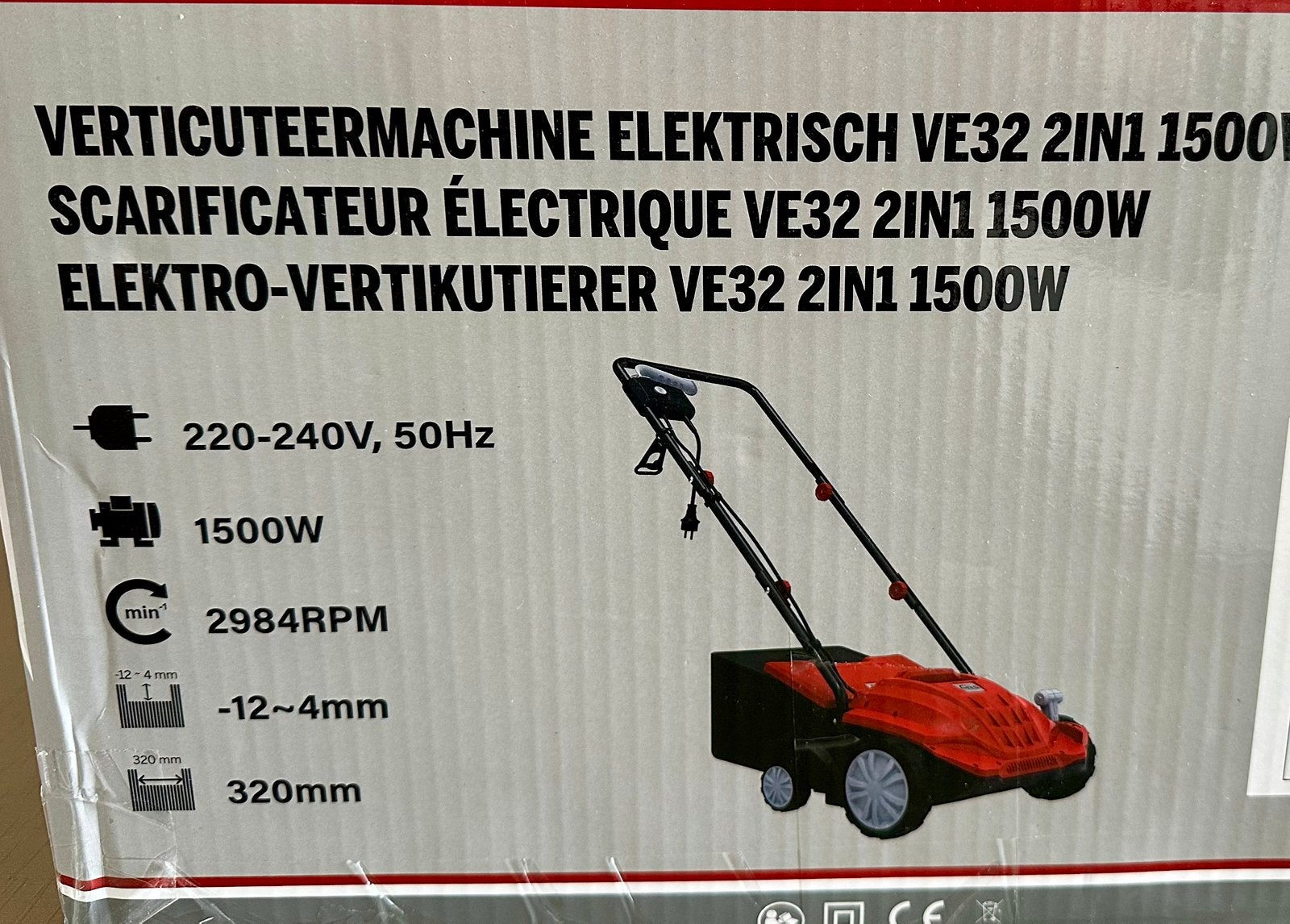 Verticuteermachine, Tuin en Terras, Verticuteermachines, Ophalen, Zo goed als nieuw, Elektrisch
