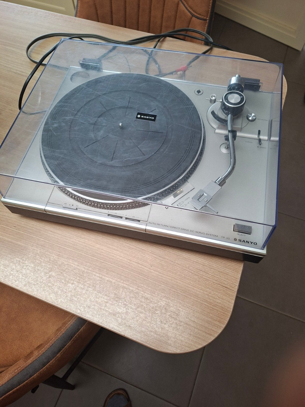 Sanyo platenspeler Tp 30, Audio, Tv en Foto, Ophalen, Platenspeler