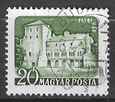 Hongrie 1960-1961 - Yvert 1336 - Châteaux (ST), Envoi, Affranchi