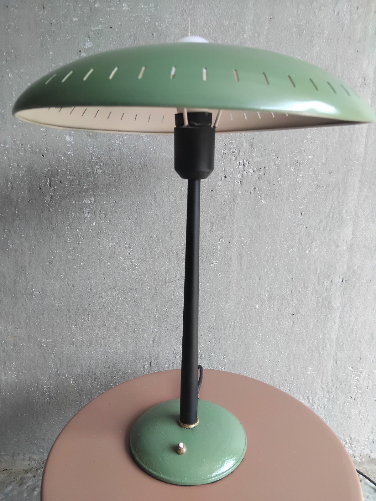 vintage tafellamp LOUIS KALFF jaren 50, Ophalen, Philips, Vintage