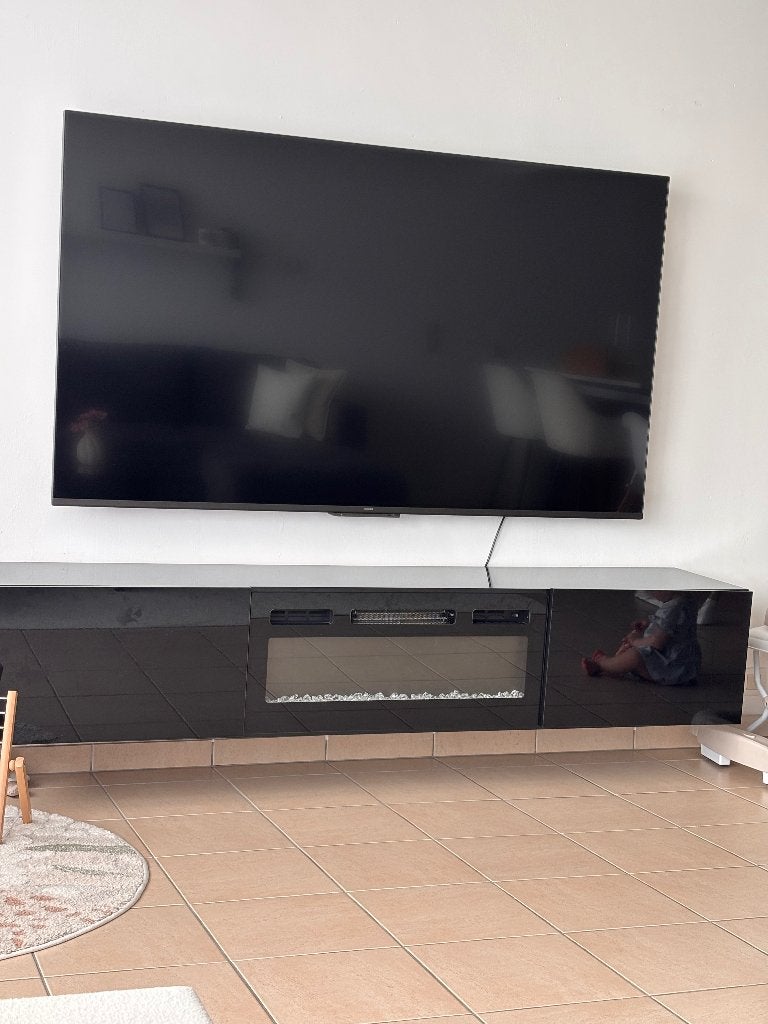 Tv kast meubel - met verwarming, koeling en LED lampen, 25 à 50 cm, 200 cm ou plus, Moins de 100 cm, Comme neuf