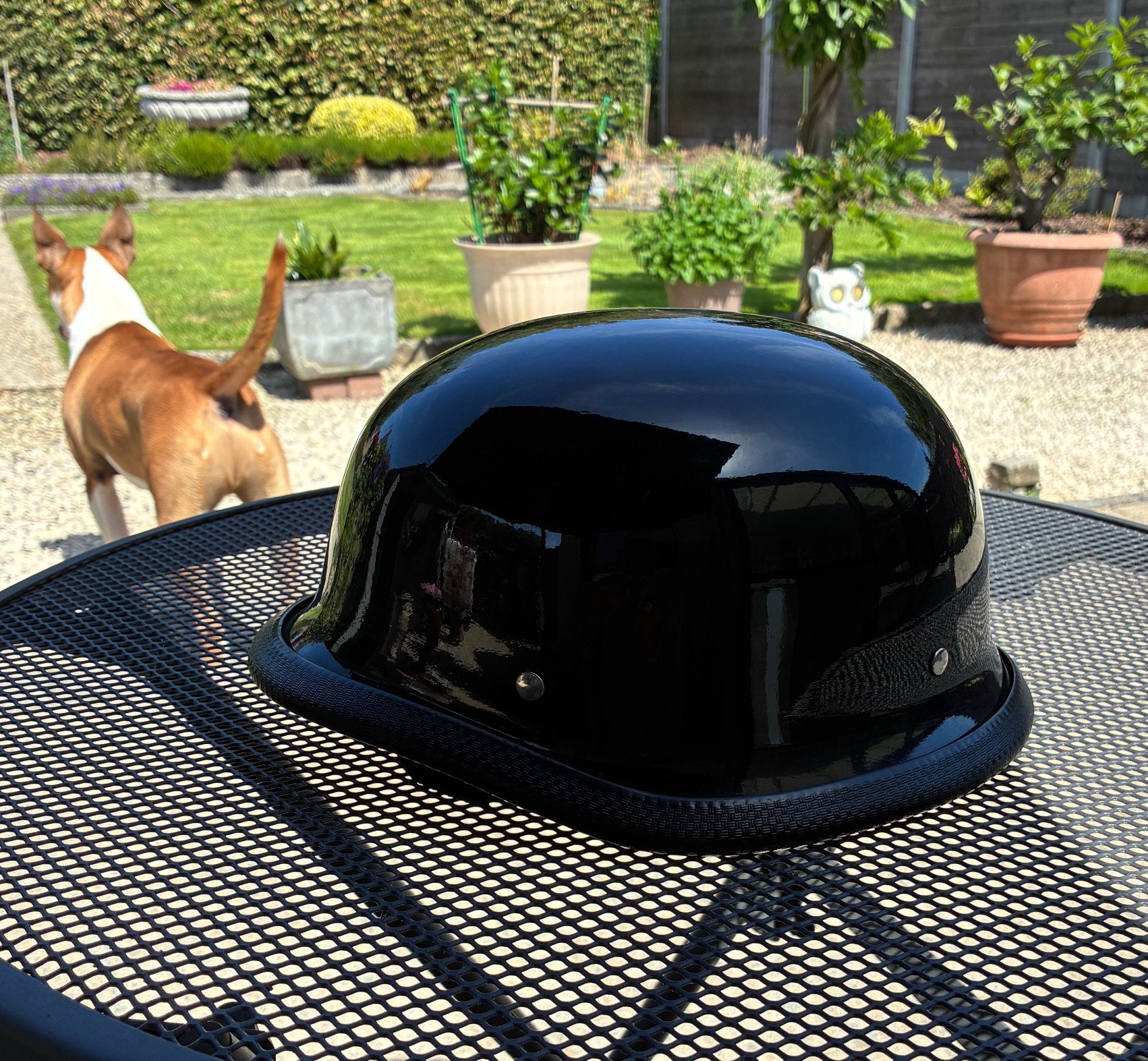 Motorhelm “ Duitse “ vorm, Heren, Overige typen, L, Tweedehands