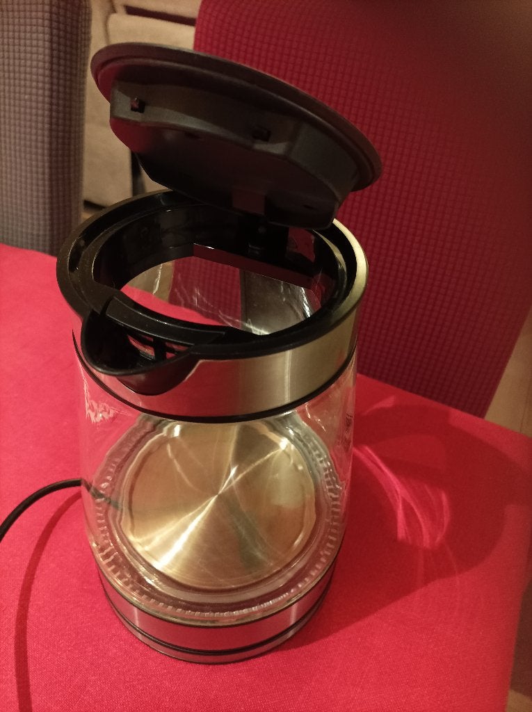 Silvercrest elektr. waterkoker max 1,7 l. - zeer goede staat, 1 tot 2 liter, Ophalen, Gebruikt