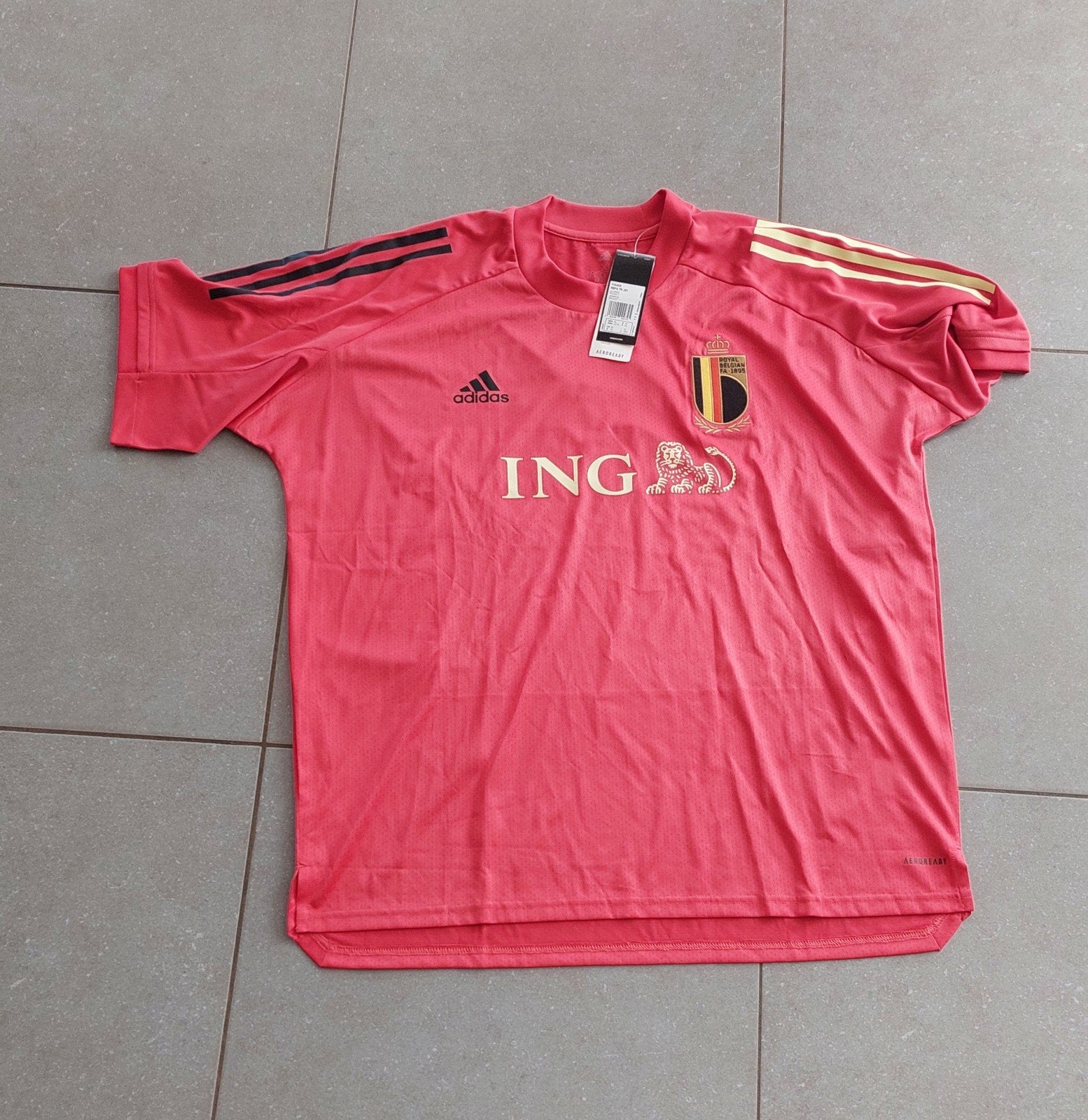 Rode duivels tranings t-shirt, Sport en Fitness, Voetbal, Maat XL, Ophalen, Shirt