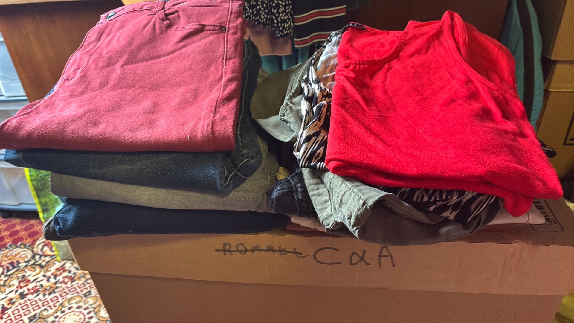 Pakket maat 42 dames, Enlèvement, Comme neuf, Taille 42/44 (L)