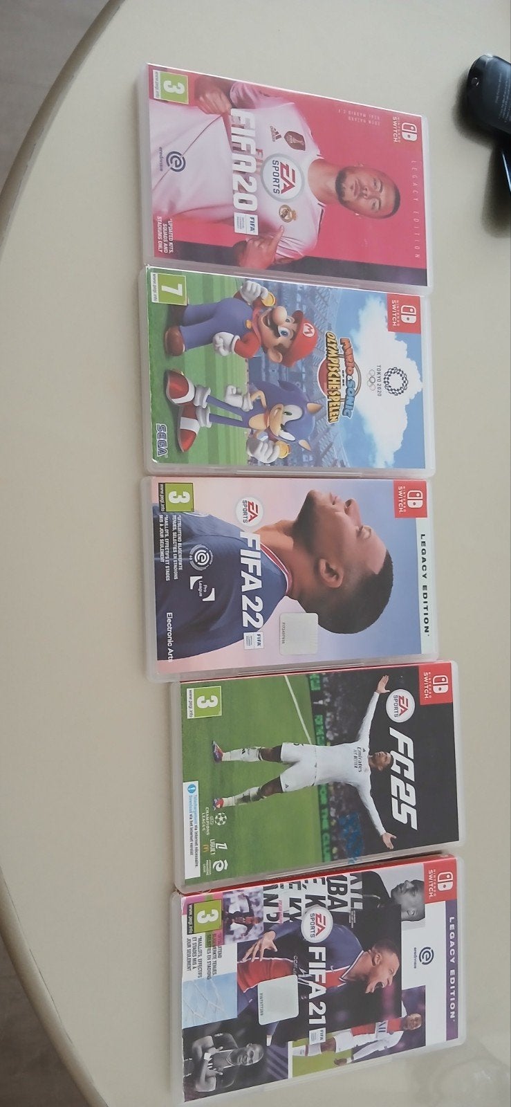 Fifa, Ophalen