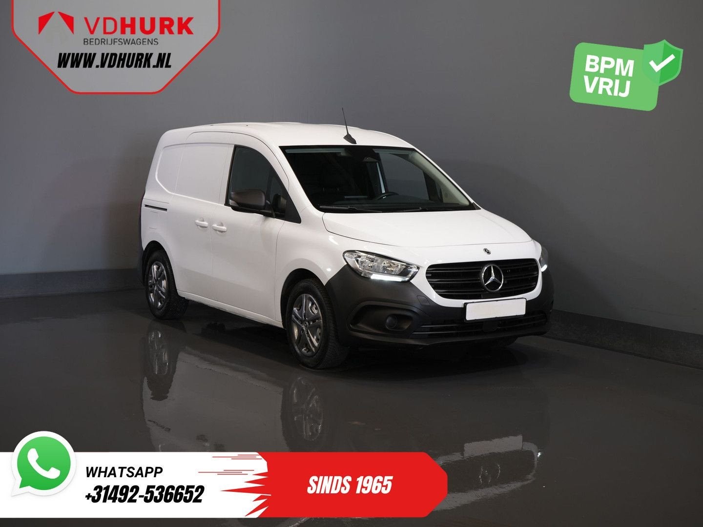 Mercedes-Benz Citan 110 CDI Aut. 2x Schuifdeur/ Inrichting/, Automaat, Electronic Stability Program (ESP), Wit, Mercedes-Benz