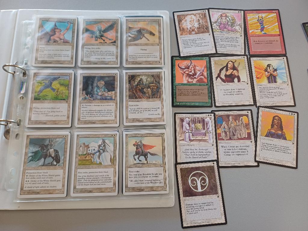La collection Old School de Magic the Gathering, Hobby & Loisirs créatifs, Enlèvement ou Envoi, Utilisé, Plusieurs cartes