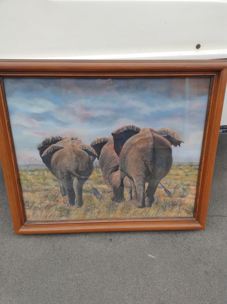 Mooi schilderij 100cm op 120 cm, Antiek en Kunst, Ophalen