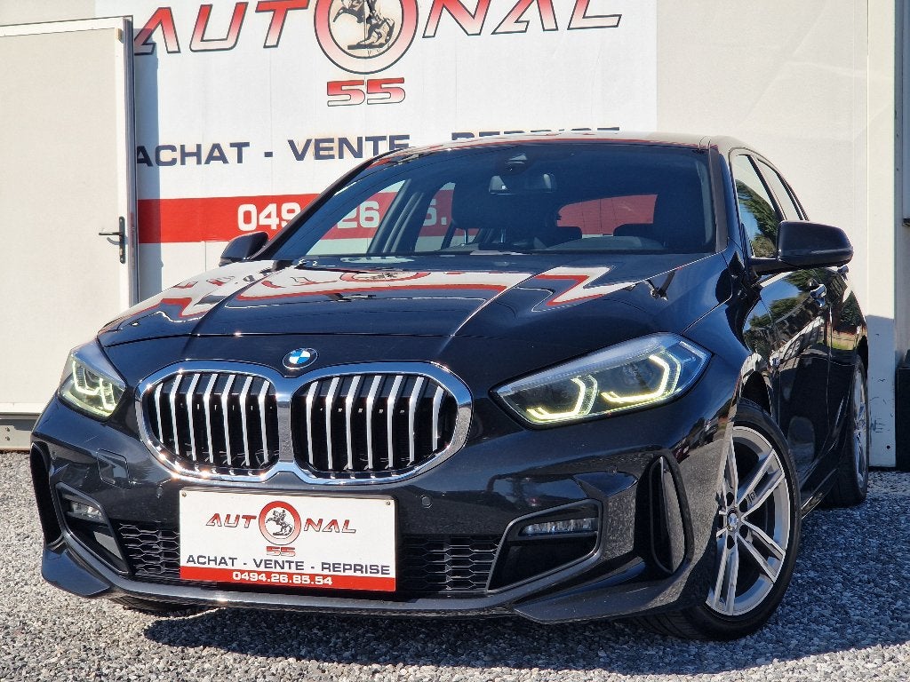 BMW 116 d PACK M SPORT*CARNET*XENON*GPS*LEER*CARPLAY*PDC, Dealer onderhouden, 1 Reeks, Zwart, Leder