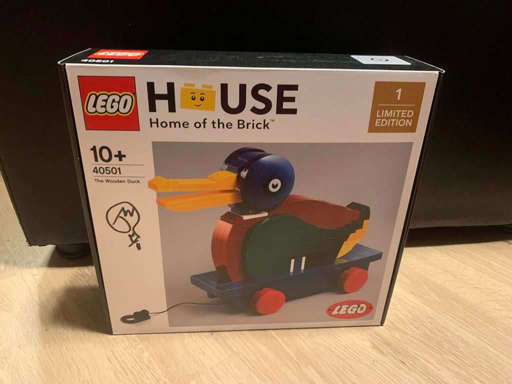 Lego House set 40501 The wooden Duck (gesigneerd), Overige thema's, Lego, Nieuw, Ophalen of Verzenden