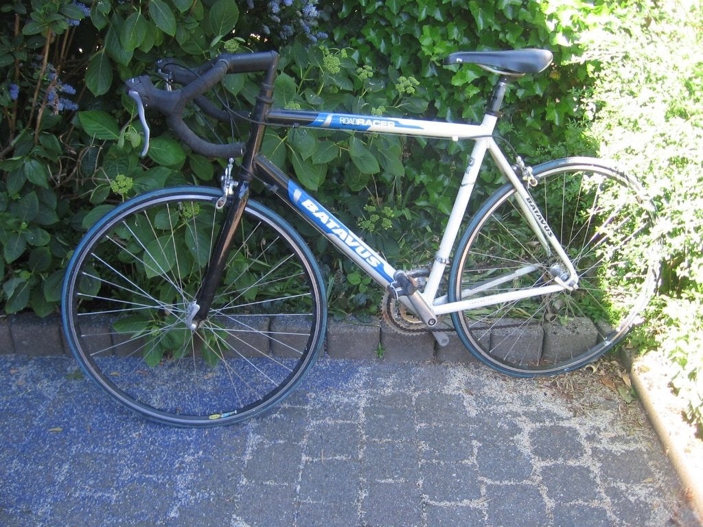 28 inch rijklare kleine aluminium  koersfiets kader 54, Ophalen, 28 inch, Gebruikt, Velgrem