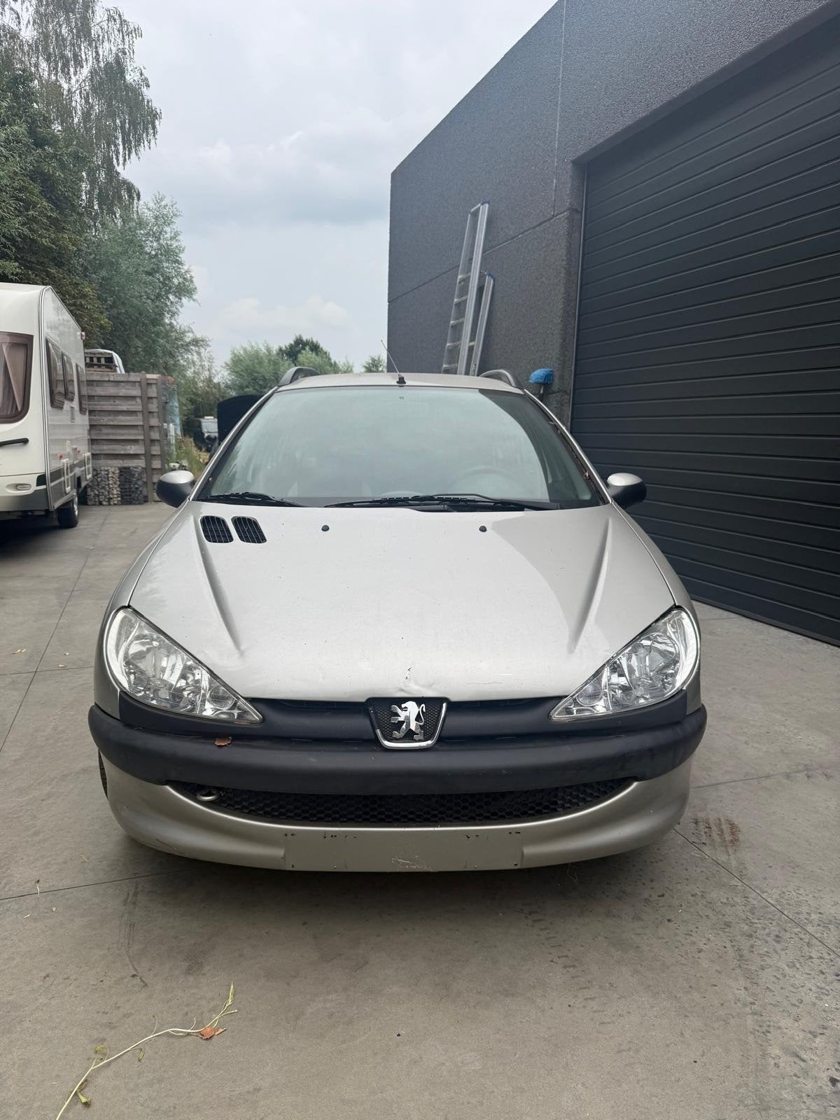 Peugeot 206 stationwagon, Autos, Argent ou Gris, Achat, Boîte manuelle, Bleu