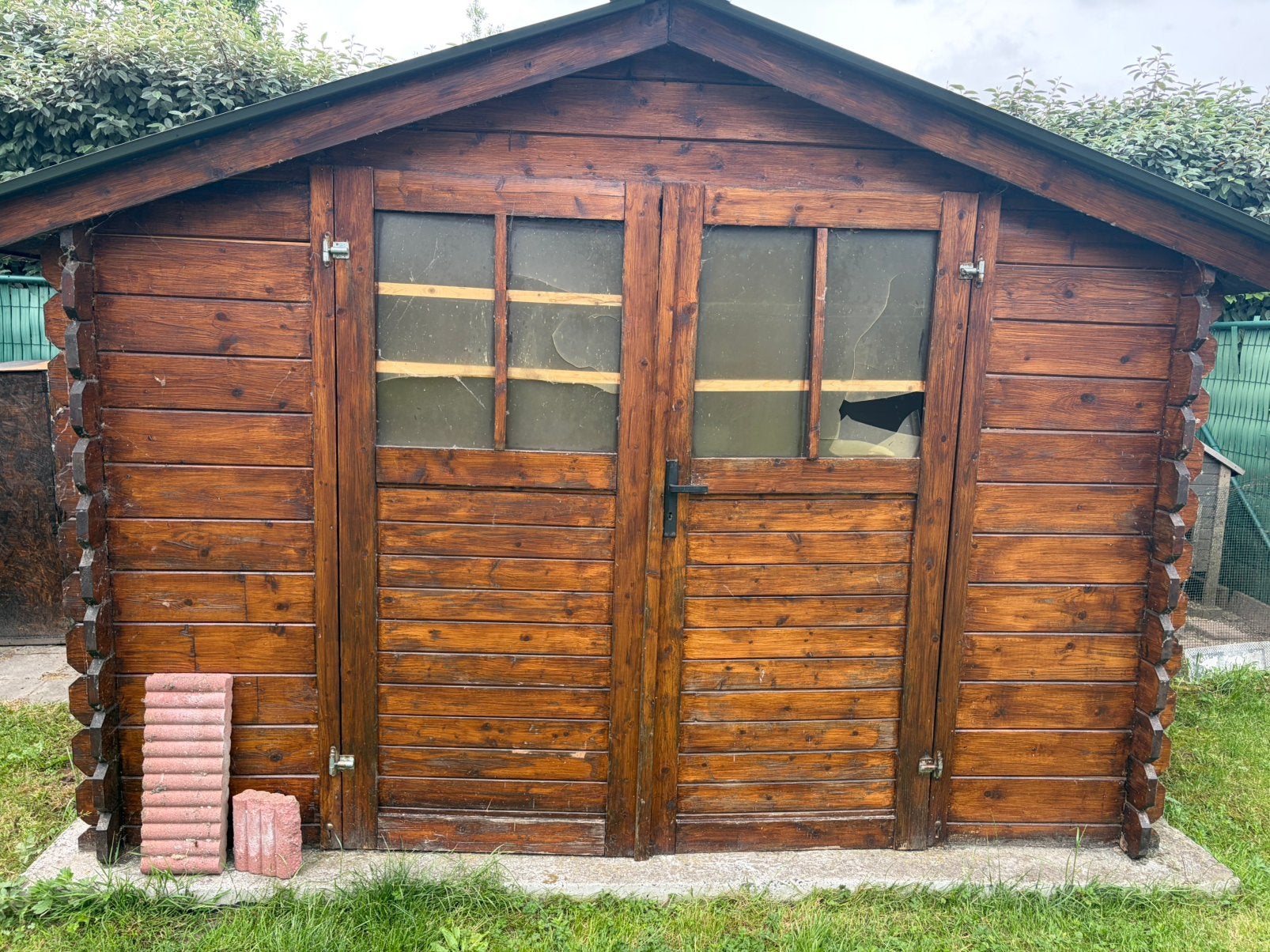 Tuinhuis schuin dak 3m op 2 m, Ophalen, Gebruikt, Tuinhuis, Zonder ramen
