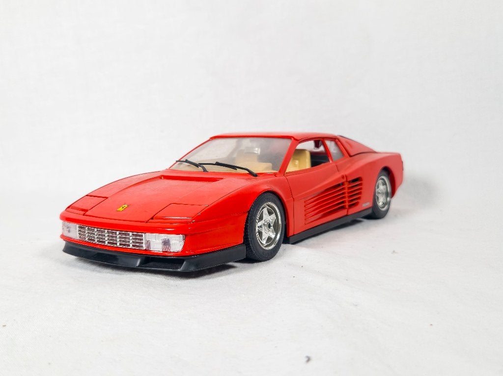 Bburago Ferrari Testarossa (1984) 1/18 - Rood, Ophalen, Gebruikt, Auto, Burago
