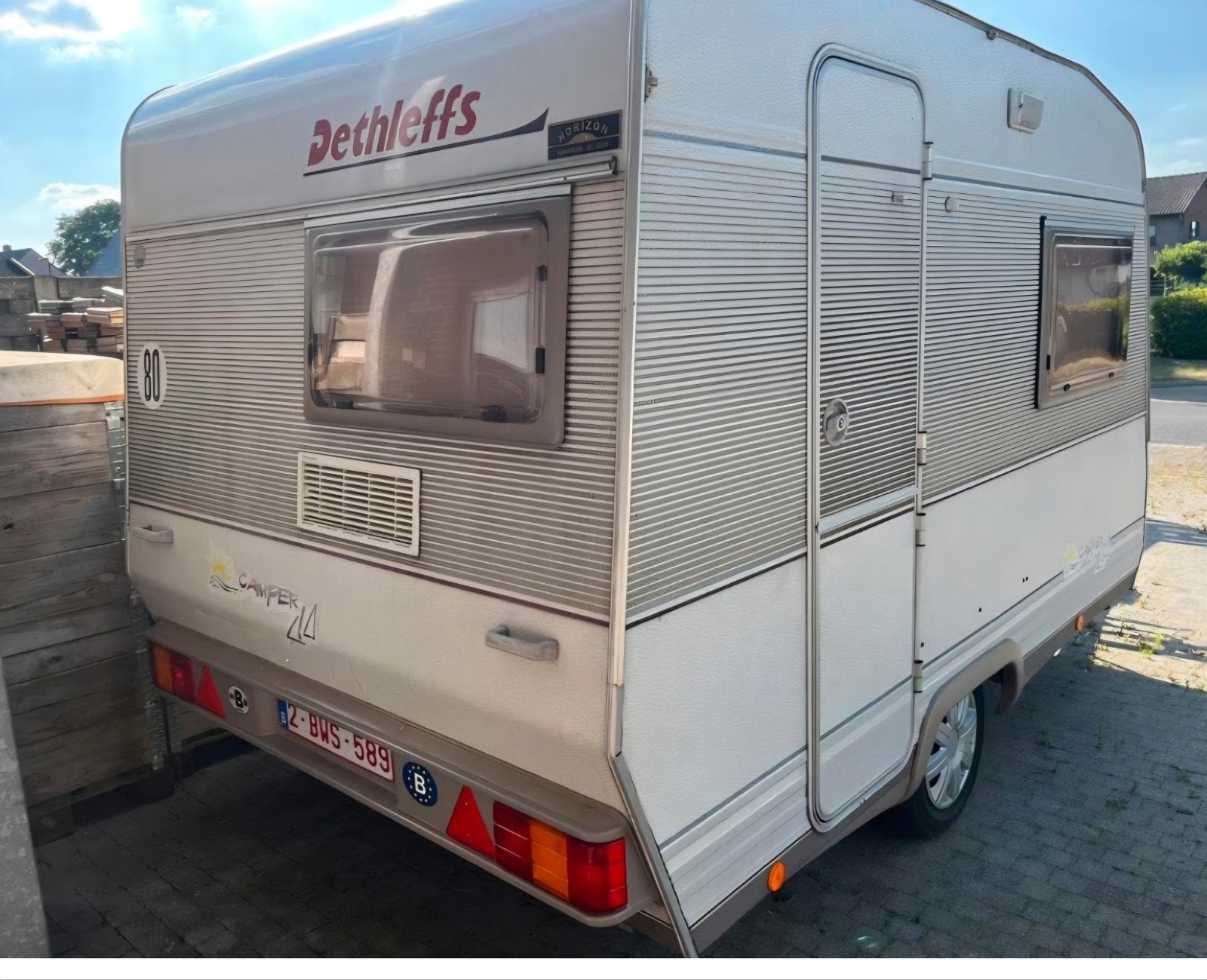 dethleffs caravan max 750kg, 4 à 5 mètres, Particulier, Poêle, 500 - 750 kg