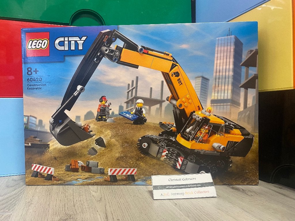 Lego City - 60420 - Graafkraan, Ophalen, City, Lego, Nieuw