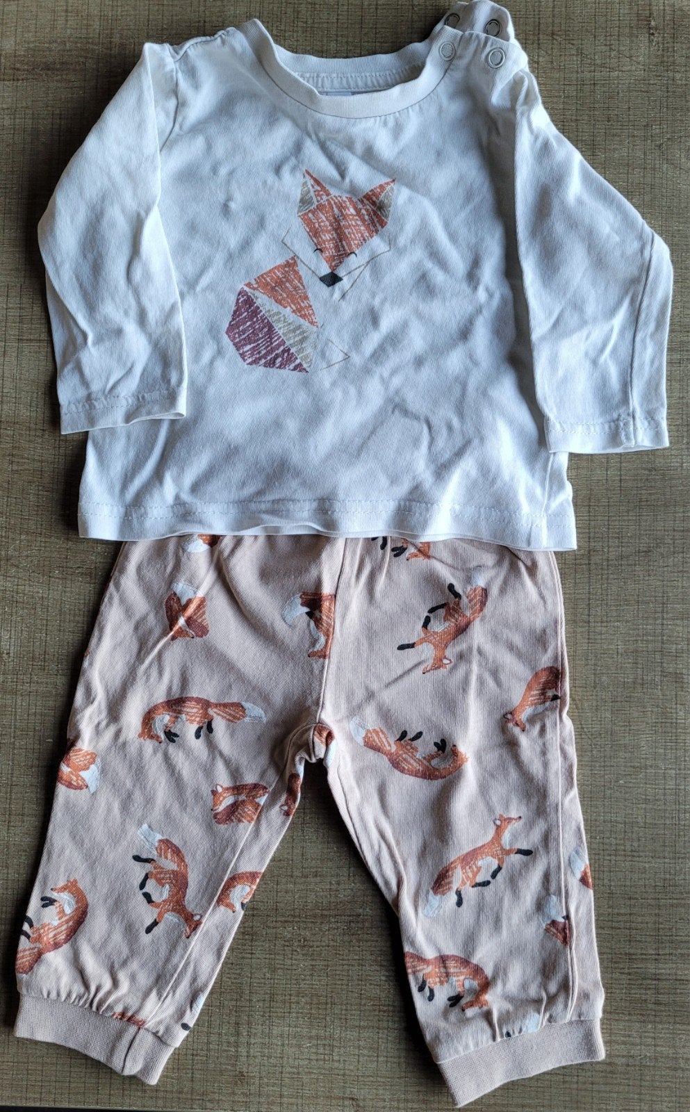 Pyjama - vosjes, Nacht- of Onderkleding, Jongetje of Meisje, Ophalen of Verzenden, Zo goed als nieuw