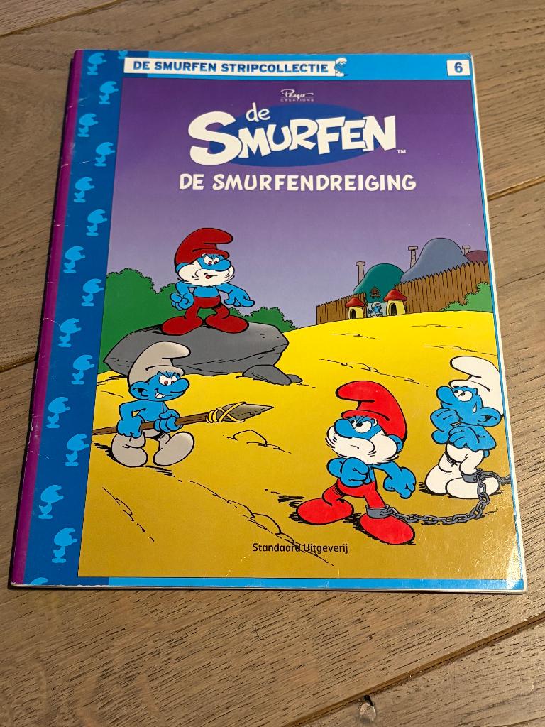 De Smurfen stripcollectie - 6 - De Smurfendreiging, Boeken, Stripverhalen, Eén stripboek, Ophalen of Verzenden, Gelezen, Peyo