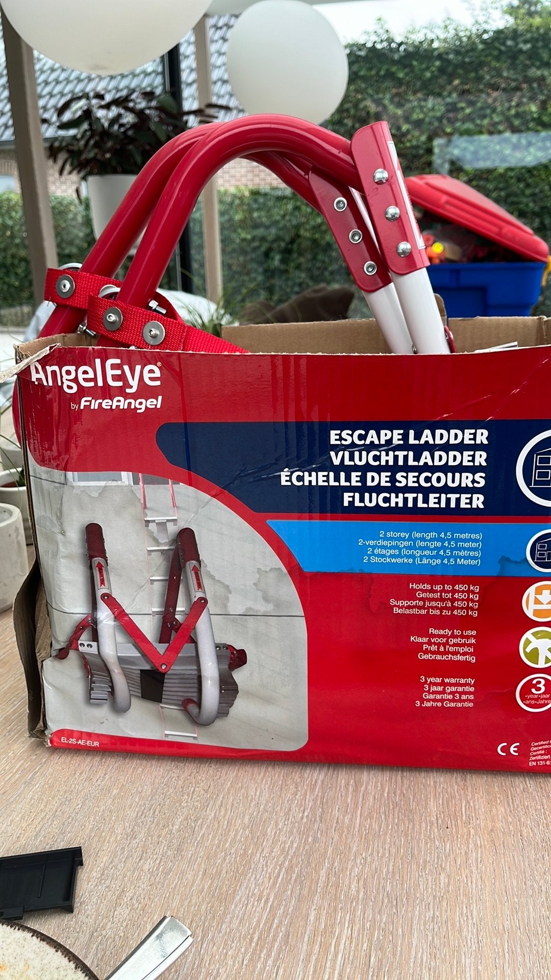FireAngel Vluchtladder / Brandladder (2 verdiepingen - 4,5m), Doe-het-zelf en Bouw, Ophalen of Verzenden, Nieuw