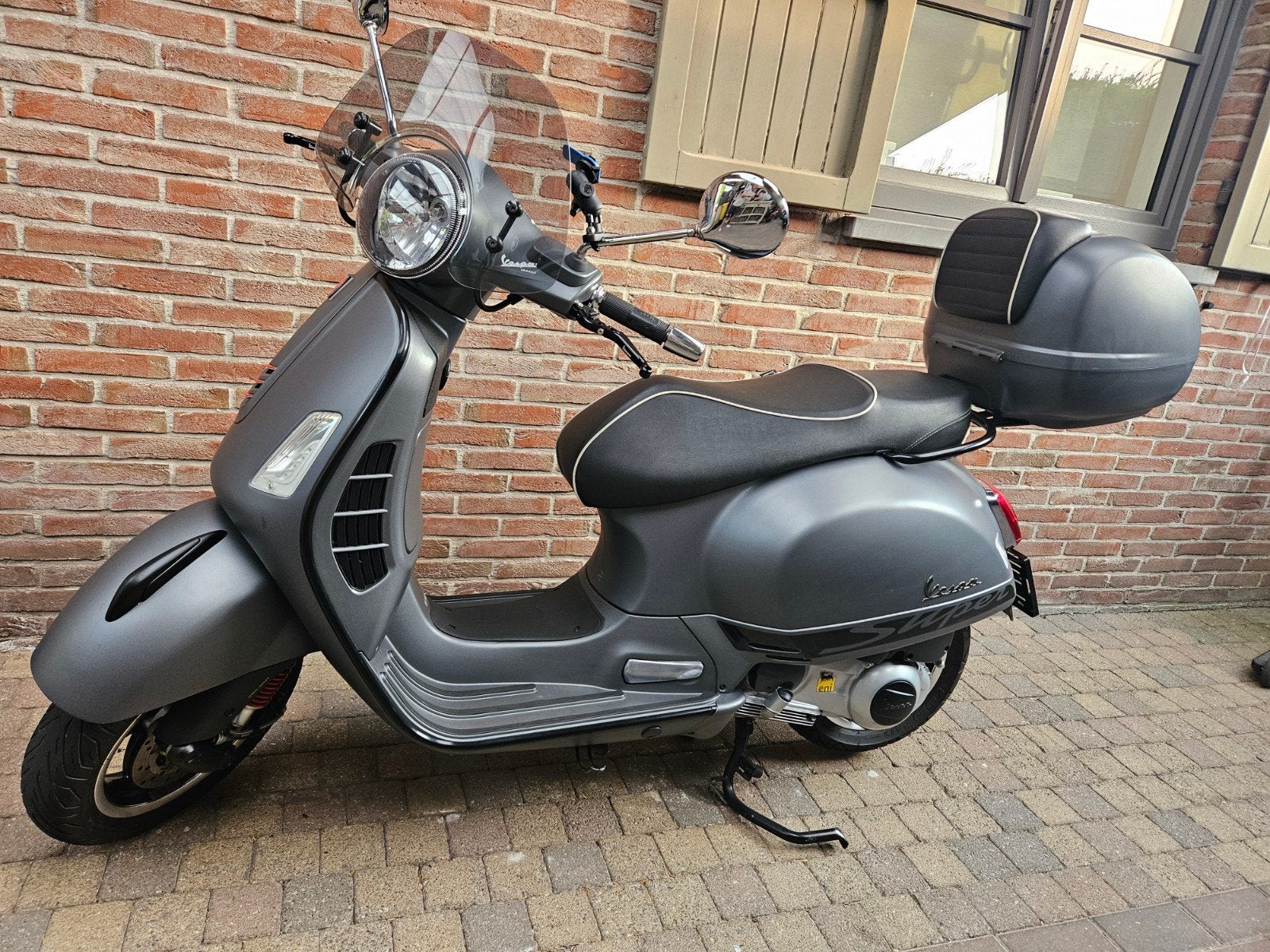 Vespa GTS300 Supersport mat grijs in zeer goede staat, Motoren, Scooter, Motorrijbewijs A, Particulier, Automaat