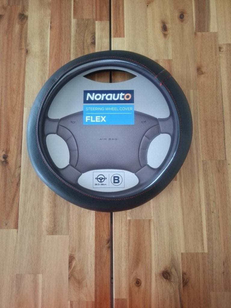 Norauto FLEX Stuurhoes 36,5-38 CM - Zwart/Rood, Ophalen, Zo goed als nieuw