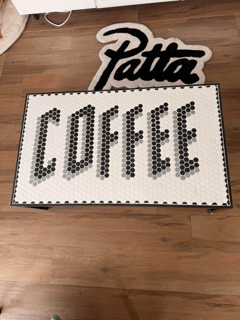 Salontafel coffee, Huis en Inrichting, Tafels | Bijzettafels, Ophalen, Zo goed als nieuw, Glas