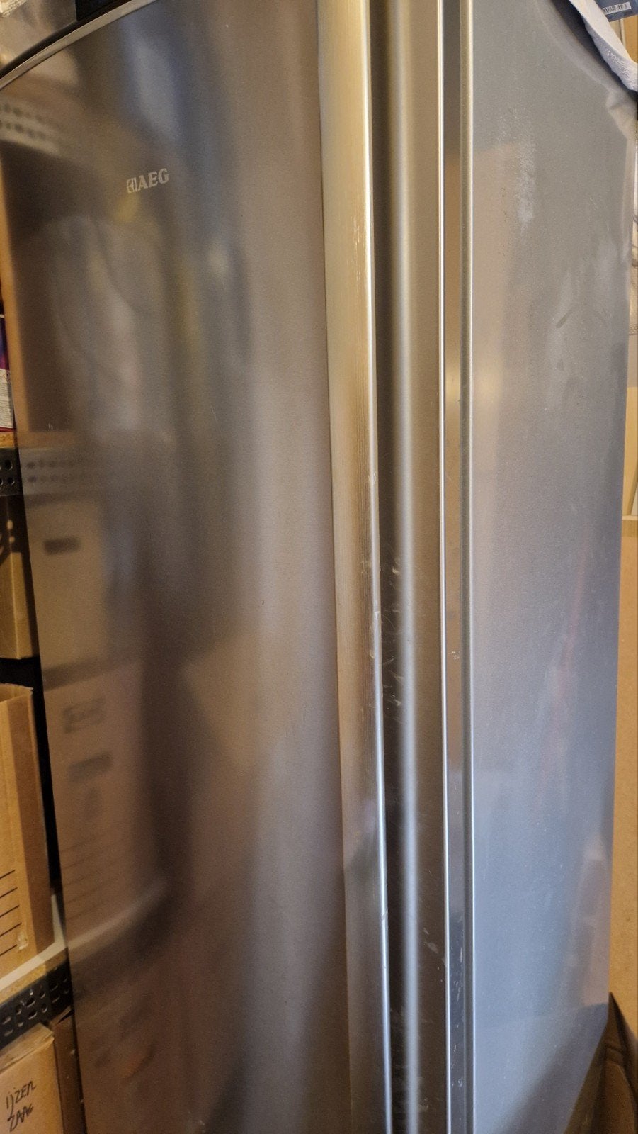 Inox koelkast AEG 314 liter, Enlèvement