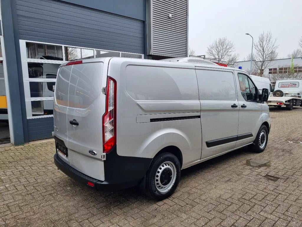 Ford Transit Custom L2 Koelwagen 2.0 TDCI 170 PK Carrier Vie, Autos, Cuir, Argent ou Gris, Achat, Euro 6