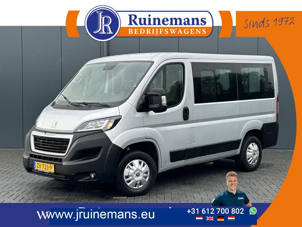 Peugeot Boxer 2.2 BlueHDI 141 PK / EURO 6 / L1H1 / 9 PERSOON, Auto's, Bestelwagens en Lichte vracht, Parkeersensor, 257 g/km, Te koop