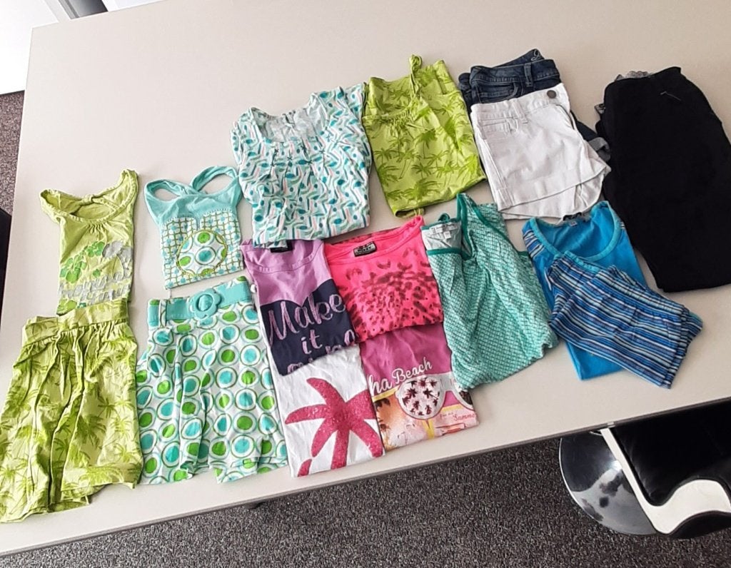Pakket zomer meisje 134-140 (alles voor 10euro), Kinderen en Baby's, Ophalen, Gebruikt, Meisje, Jurk of Rok