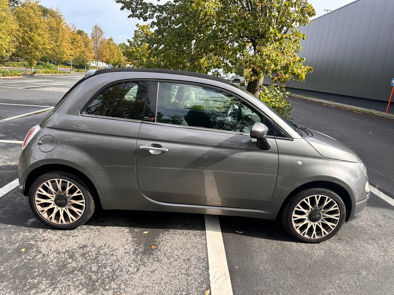 Fiat 500c 1.2, Autos, Argent ou Gris, Achat, Cabriolet, Carnet d'entretien
