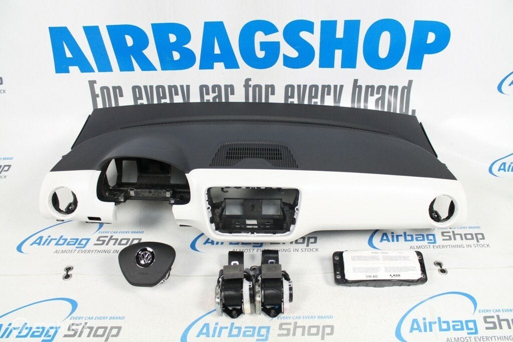 Airbag kit Tableau de bord noir/blanc VW Up facelift, Enlèvement ou Envoi, Utilisé