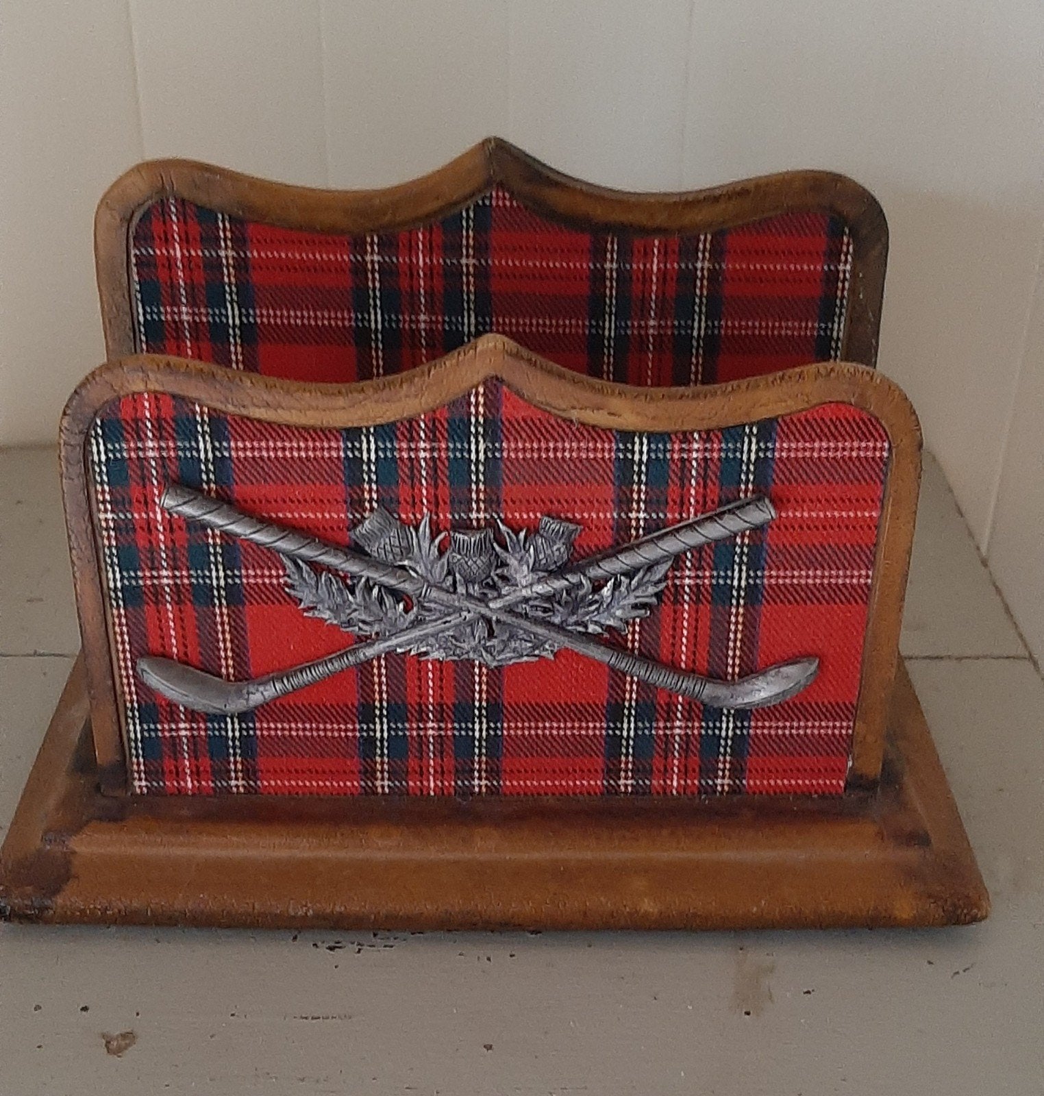 Vintage brievenhouder, merk, DBC Engeland, Antiek en Kunst, Ophalen