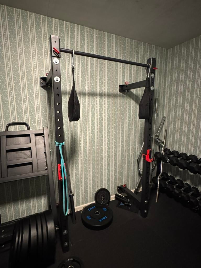 Latt pull down, kabelmachine, wall mount rack, Ophalen, Zo goed als nieuw