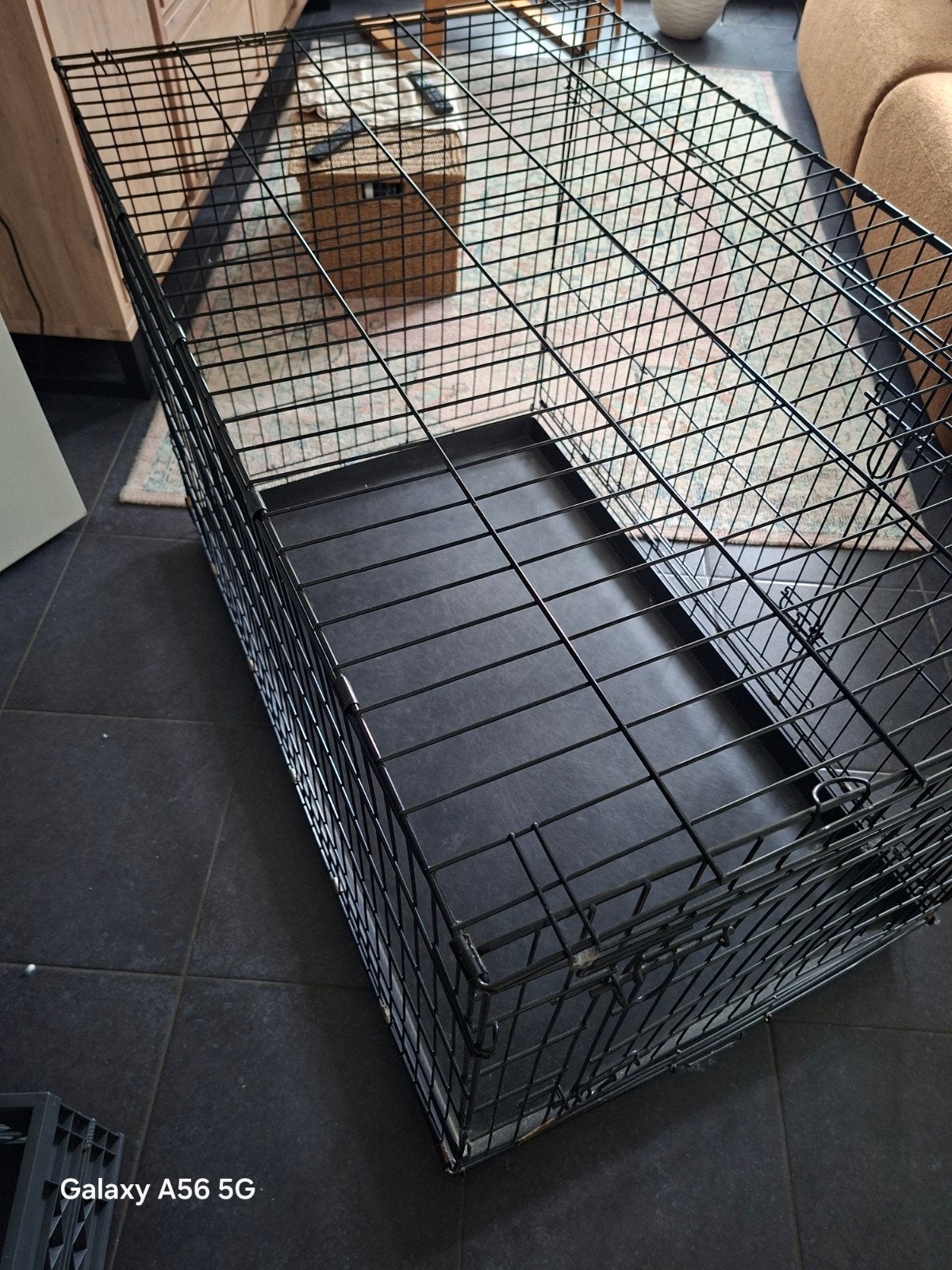 Grote hondenkooi, zwart, Dieren en Toebehoren, Ophalen