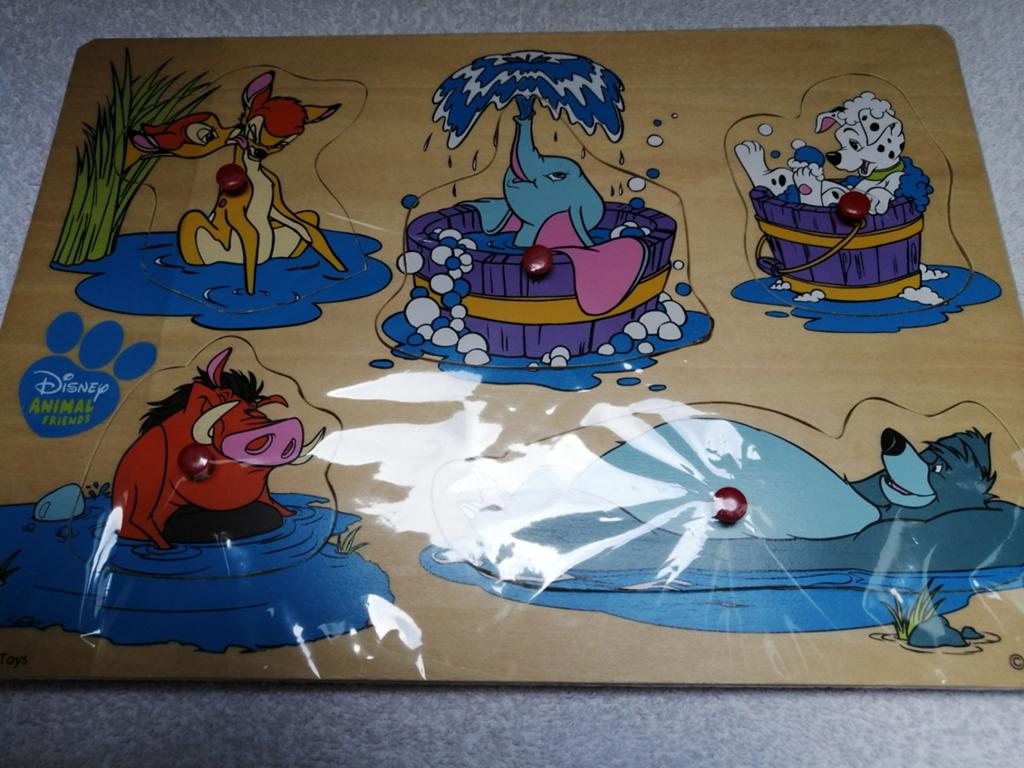Vintage Disney houten puzzel, Ophalen of Verzenden