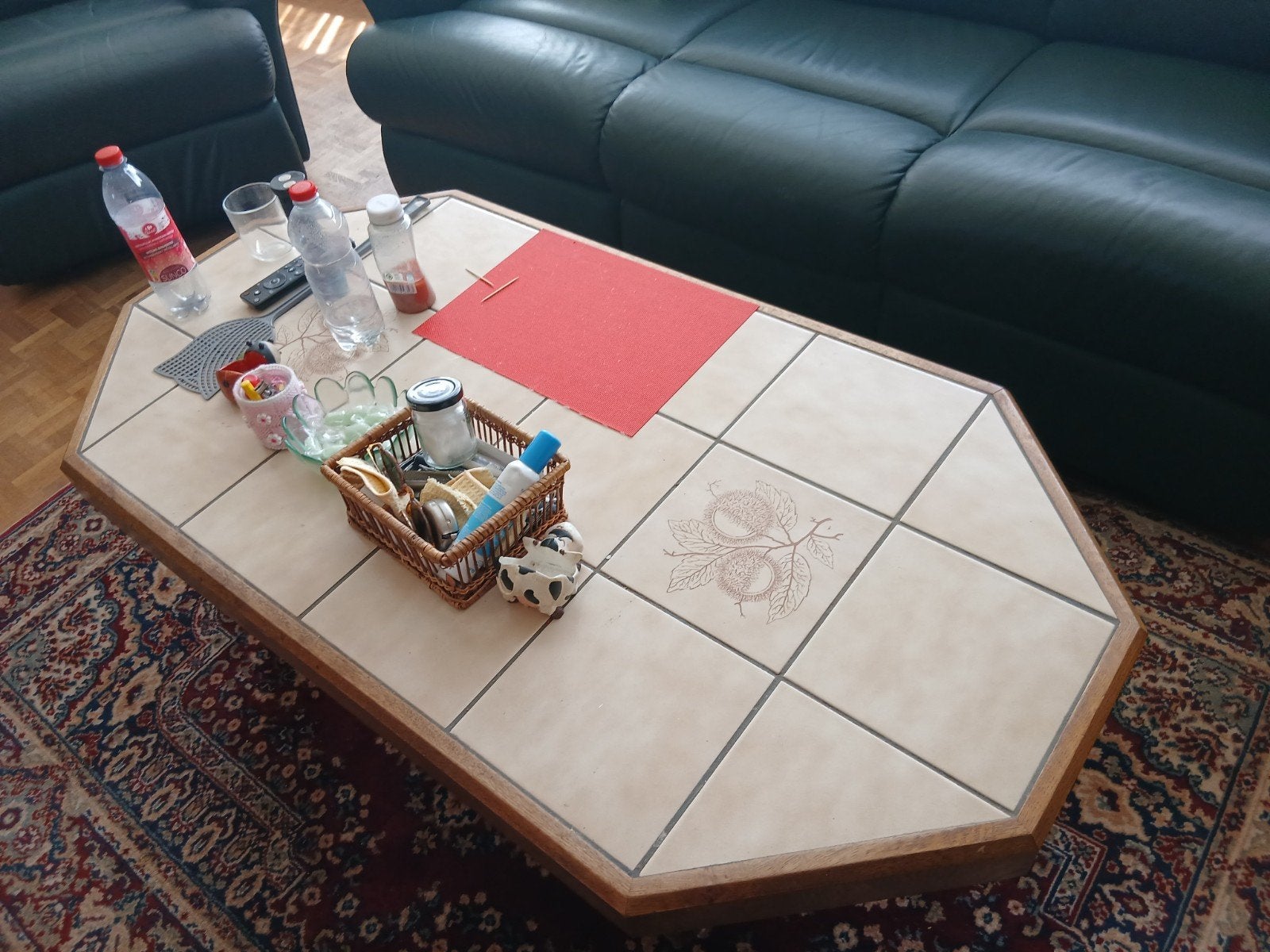 salontafel, Ophalen