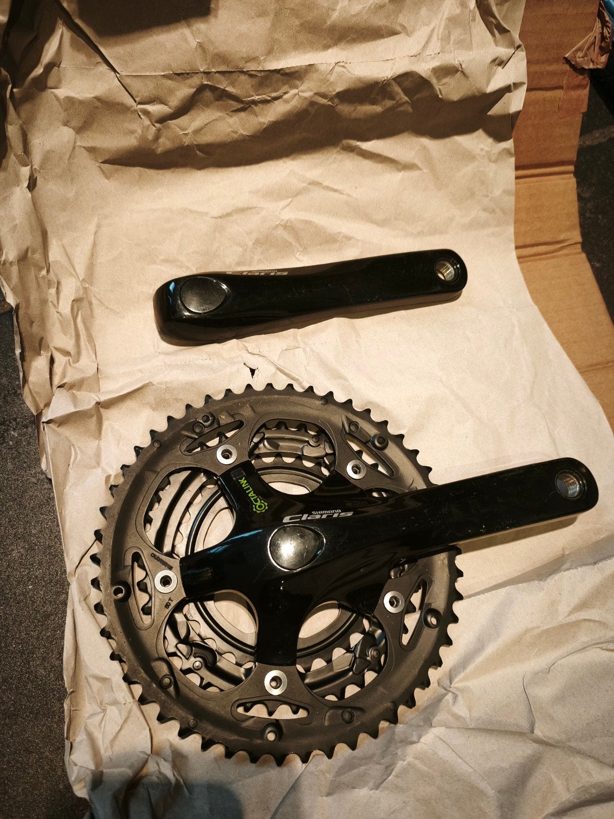 ️ Shimano Claris Octalink SG-X crankstel — 2403, Fietsen en Brommers, Crankstel of Pedalen, Nieuw, Ophalen of Verzenden, Shimano