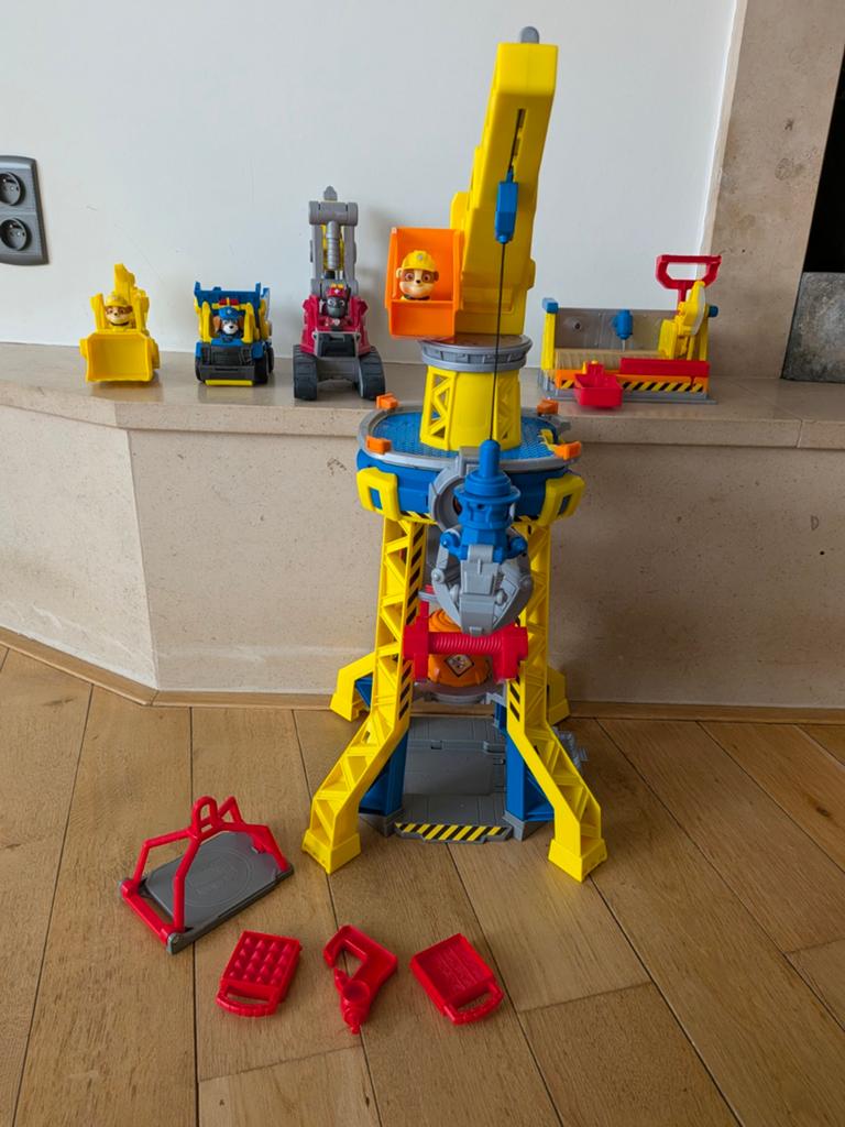 Rubble & crew werfplaats (paw patrol), Ophalen